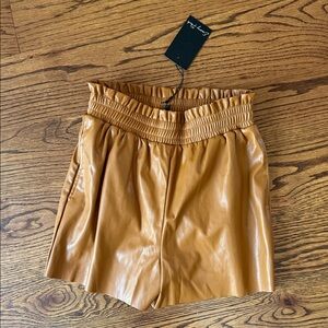 Emory Park High-Waisted Tan Shorts